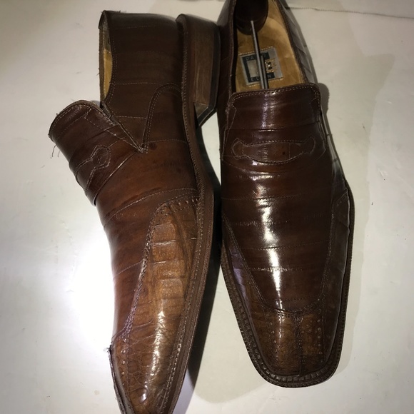 David Eden Brett Brown Handmade Genuine Crocodile main image 8